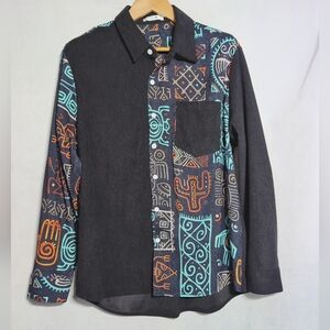 Charmkp XL Tribal Pattern Long Sleeve Shirt